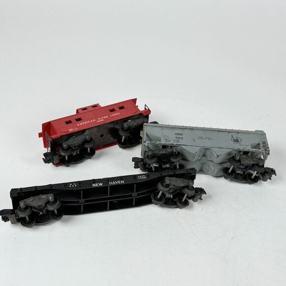 Lionel O Gauge Vintage Train Cars Set With Jersey Central Cement Hopper New Have - Picture 10 of 10